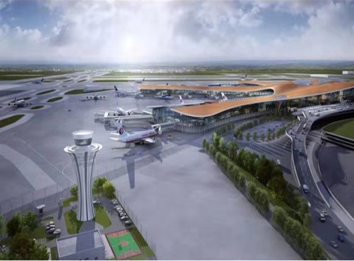 北京大興國(guó)際機(jī)場(chǎng)機(jī)坪塔臺(tái)